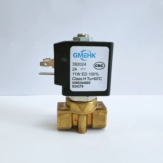 VDE Certified Brass Body Solenoid Valve for Coffee Equipment with High Quality